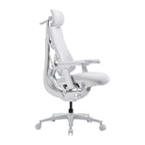 LiberNovo OC1-PRO GLOC1-PRO - Chaise ergonomique ventilée assise 48 cm, blanche - visuel 3