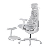 LiberNovo OC1-PRO - Chaise ergonomique ventilée assise 45 cm, blanche - visuel 7