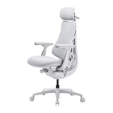 LiberNovo OC1-PRO - Chaise ergonomique ventilée assise 45 cm, blanche - visuel 1