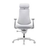 LiberNovo OC1-PRO - Chaise ergonomique ventilée assise 45 cm, blanche - visuel 2