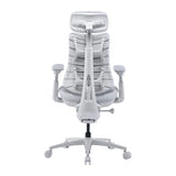 LiberNovo OC1-PRO - Chaise ergonomique ventilée assise 45 cm, blanche - visuel 5