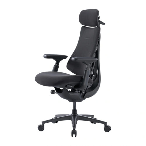 LiberNovo OC1-PRO GROC1-PRO - Chaise ergonomique ventilée assise 45 cm, graphite - visuel 3