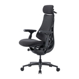 LiberNovo OC1-PRO GROC1-PRO - Chaise ergonomique ventilée assise 45 cm, graphite - visuel 3