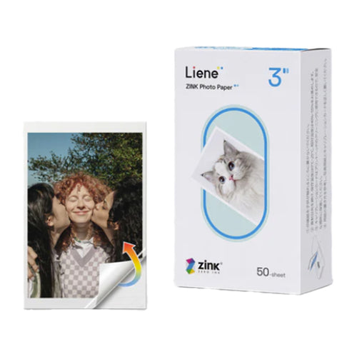 Liene Pearl - Papier photo Zink 2 x 3 pouces, 50 feuilles, pour imprimante Pearl : cinquante feuilles