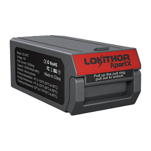 Lokithor LO-LIPO - Batterie de rechange 1500 A 44,4 Wh pour ApartX : module ApartX