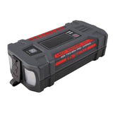 Lokithor J401 - Démarreur de batterie 12 V 2500 A et batterie externe 74 Wh : lampe intégrée allumée