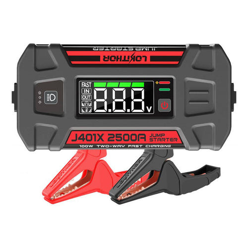Lokithor J401X - Booster de batterie 2500 A + powerbank 100 W (4-en-1)