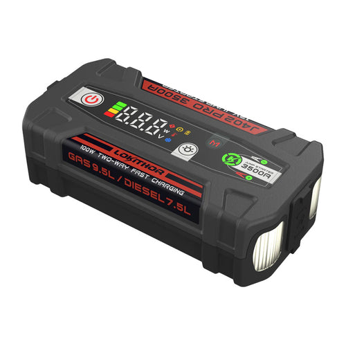 Lokithor J402 PRO - démarreur de batterie 3500 A, 88,8 Wh