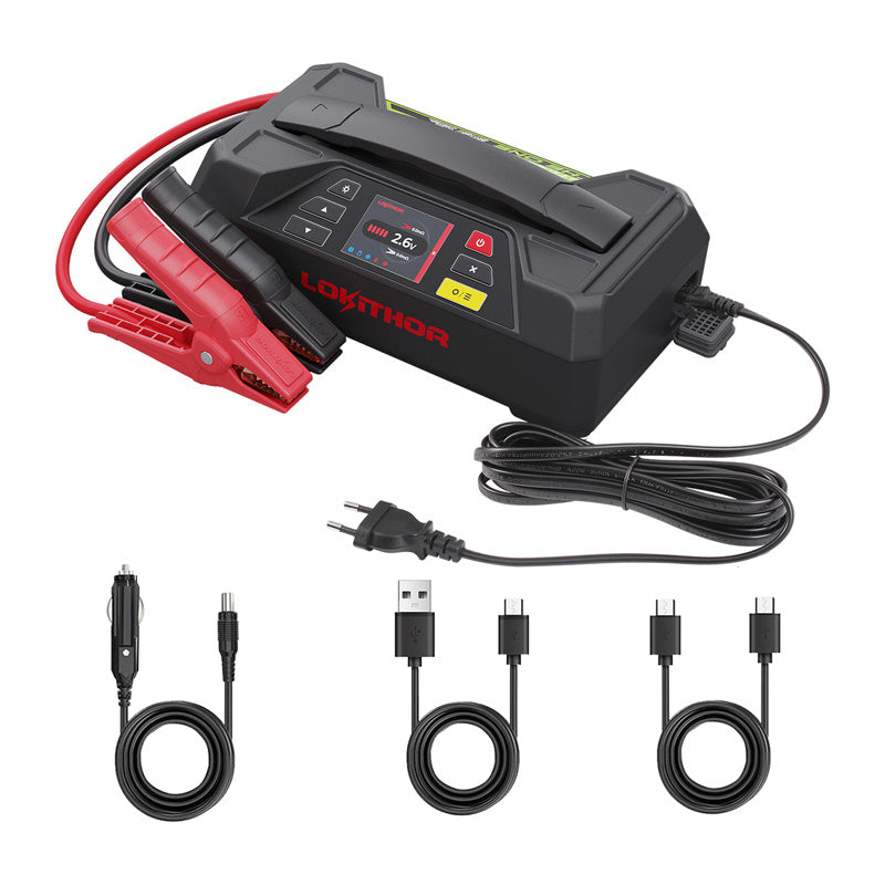 Lokithor JTC4250 - démarreur de batterie 4250 A, testeur et charge secteur - visuel 1