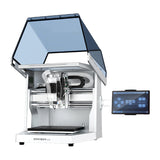 MAKERA Carvera Air - Fraiseuse CNC de bureau à changement d'outil automatique : capot ferme zone usinage