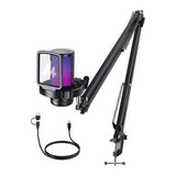 Maono DGM20 S - Microphone à condensateur USB avec bras articulé, noir