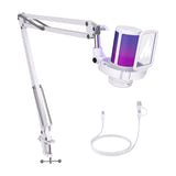 Maono DGM20S - microphone USB à condensateur avec bras (blanc) - visuel 3