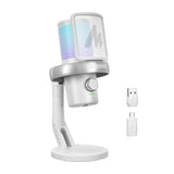 Maono DM40 Pro - Microphone sans fil 48 kHz pour la vidéo, blanc : connectique