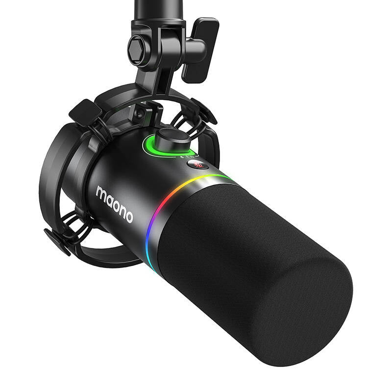 Maono PD200X — Micro dynamique USB/XLR (noir) — visuel 1