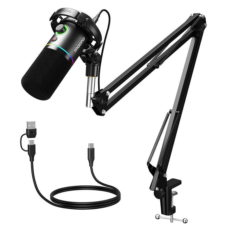 Maono PD200XS — Micro dynamique USB/XLR pour streaming — visuel 1