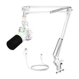 Maono PD200XS - microphone dynamique USB/XLR RGB (blanc) - visuel 2