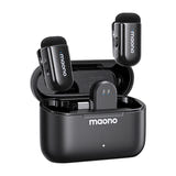 Maono WM622 PC2 - Microphone cravate sans fil USB-C, 2 émetteurs avec aimants et tour de cou : fourni