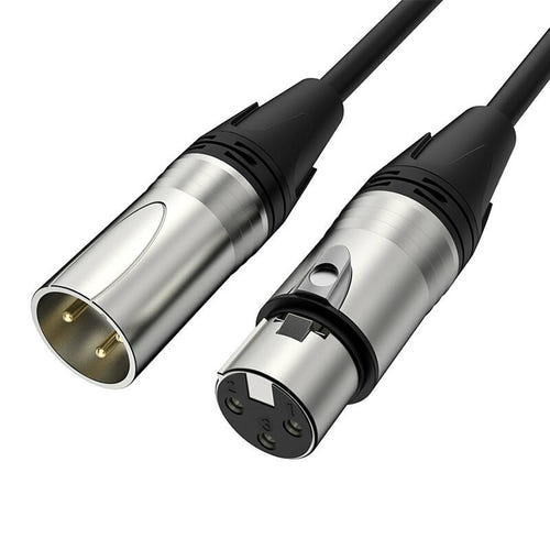 Maono XLR-180 - Câble micro XLR de 180 cm en cuivre sans oxygène, noir : 1,8 mètre