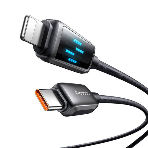 Mcdodo CA-2630 - Câble USB-C vers Lightning 36 W avec écran LED, 1,2 m : vitesse de charge