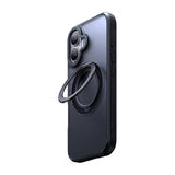 Mcdodo PC-4931 - Coque MagSafe noire avec béquille pour iPhone 16 Plus : support arrière orientable