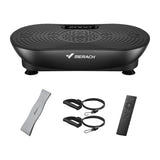 MERACH MR-2533B1 - Plateforme vibrante 99 niveaux, 3 zones et télécommande : profil