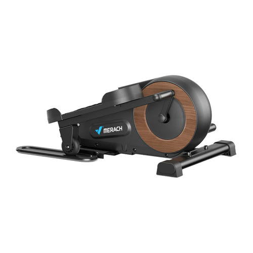 MERACH MR-E43B1 - Mini vélo elliptique 2 en 1 sous le bureau, ultra silencieux