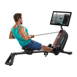 MERACH MR-R15B3-EU - Rameur pliable à écran tactile 21,5 pouces : détails poignée