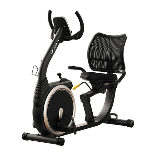 MERACH MR-S19 - Vélo semi-allongé magnétique avec dossier mesh et support tablette