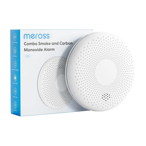 Meross CS11 - Détecteur fumée + monoxyde de carbone 2-en-1