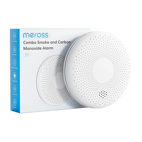 Meross CS11 — Détecteur fumée + monoxyde de carbone 2-en-1 — visuel 1