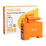 Meross EM06P-EU - Moniteur d'énergie Wi-Fi 6 circuits sur rail DIN : face