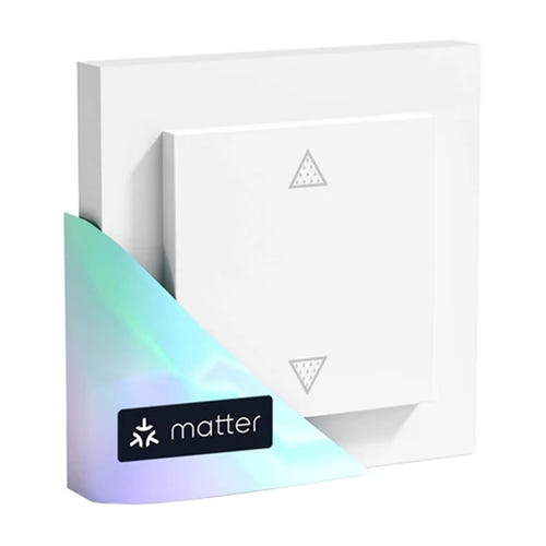 Meross MRS105MA-EU - Interrupteur de volet roulant Matter encastré : face avant