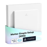 Meross MRS105MA-EU - Lot de 4 interrupteurs encastrés pour stores Matter : de quatre modules