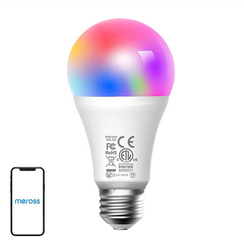 Meross MSL120EU - Ampoule connectée E27 couleur (WiFi) (vue 1)
