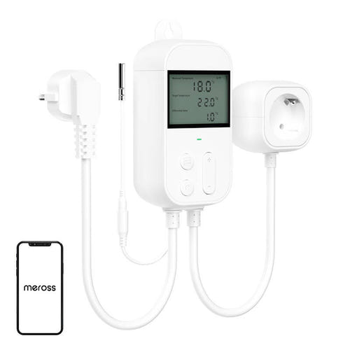 Meross MTS960HK - Prise thermostat connectée (Apple HomeKit) (vue 1)