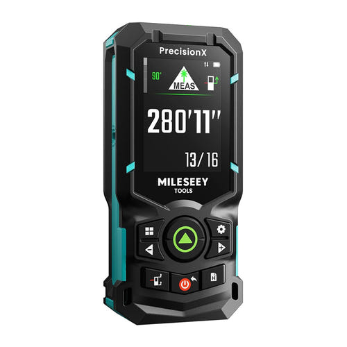 Mileseey S50 - Télémètre laser vert 120 m à 18 modes : écran IPS couleur