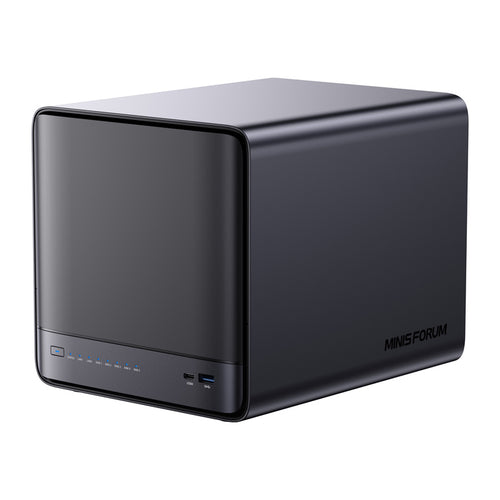 Minis Forum NAS N5 Pro - Serveur de stockage Ryzen AI 9 HX PRO 370, 32 Go et 128 Go