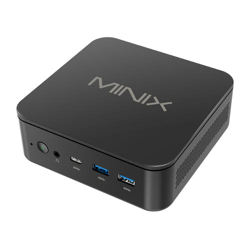Minix NR660 - Mini PC Ryzen 5 6600H, 16 Go DDR5, SSD 512 Go, Windows 11 Pro : noir