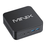 Minix NR660LP - Mini PC Ryzen 5 6600H, 16 Go LPDDR5, SSD 512 Go, Windows 11 Pro : arrière HDMI DisplayPort