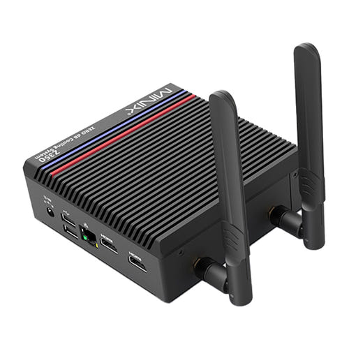 Minix Z350 - Mini PC sans ventilateur Intel Core i3-N350, 16 Go, SSD 512 Go : ports HDMI USB Ethernet