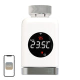 Moes TRV 801 - Tête thermostatique connectée ZigBee - visuel 1