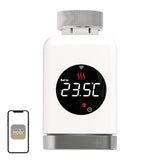 Moes TRV 801 - Tête thermostatique connectée ZigBee - visuel 1