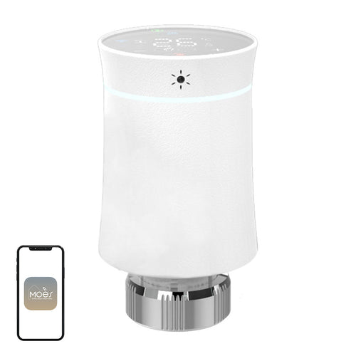 Moes BY100 - Tête thermostatique connectée ZigBee - visuel 1