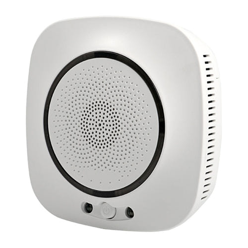 Moes WSS-CO - Détecteur de monoxyde de carbone connecté Wi-Fi : capteur co moes vue arrière