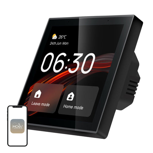 Moes CCP-TY-LN - Panneau de controle tactile Wi-Fi/ZigBee 4 pouces : écran tactile