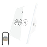 Moes WRS-EUC-WH-MS - Interrupteur connecté pour volet roulant : mural volet roulant blanc
