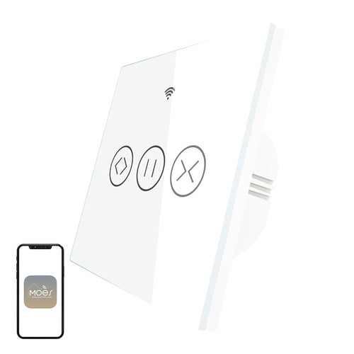 Moes WRS-EUC-WH-MS - Interrupteur connecté pour volet roulant : mural volet roulant blanc