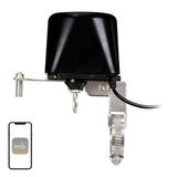 Moes WV-LZ-BK - vanne d'eau et de gaz connectée Wi-Fi : noire