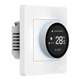 Moes ZHT-SR-GB - Thermostat connecté ZigBee pour chauffage électrique : vue détail connectique