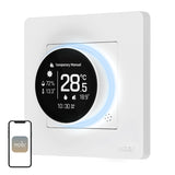 Moes ZHT-SR-GB - Thermostat connecté ZigBee pour chauffage électrique : façade